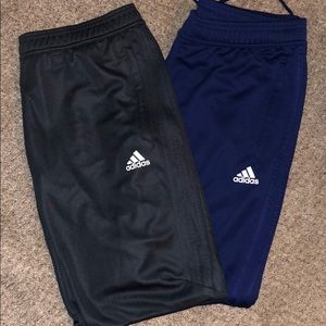 TWO PAIR Adidas Joggers size L